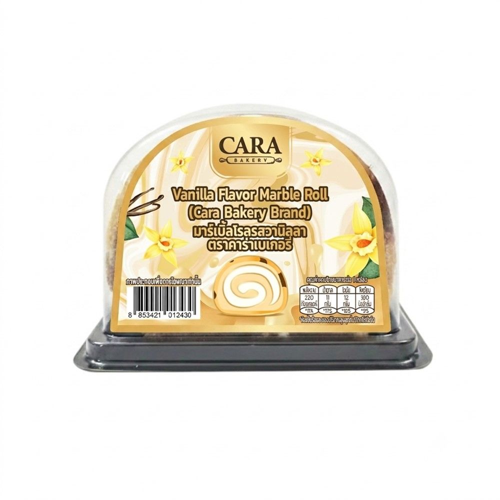 CARA VANILLA MARBLE ROLL 65 G