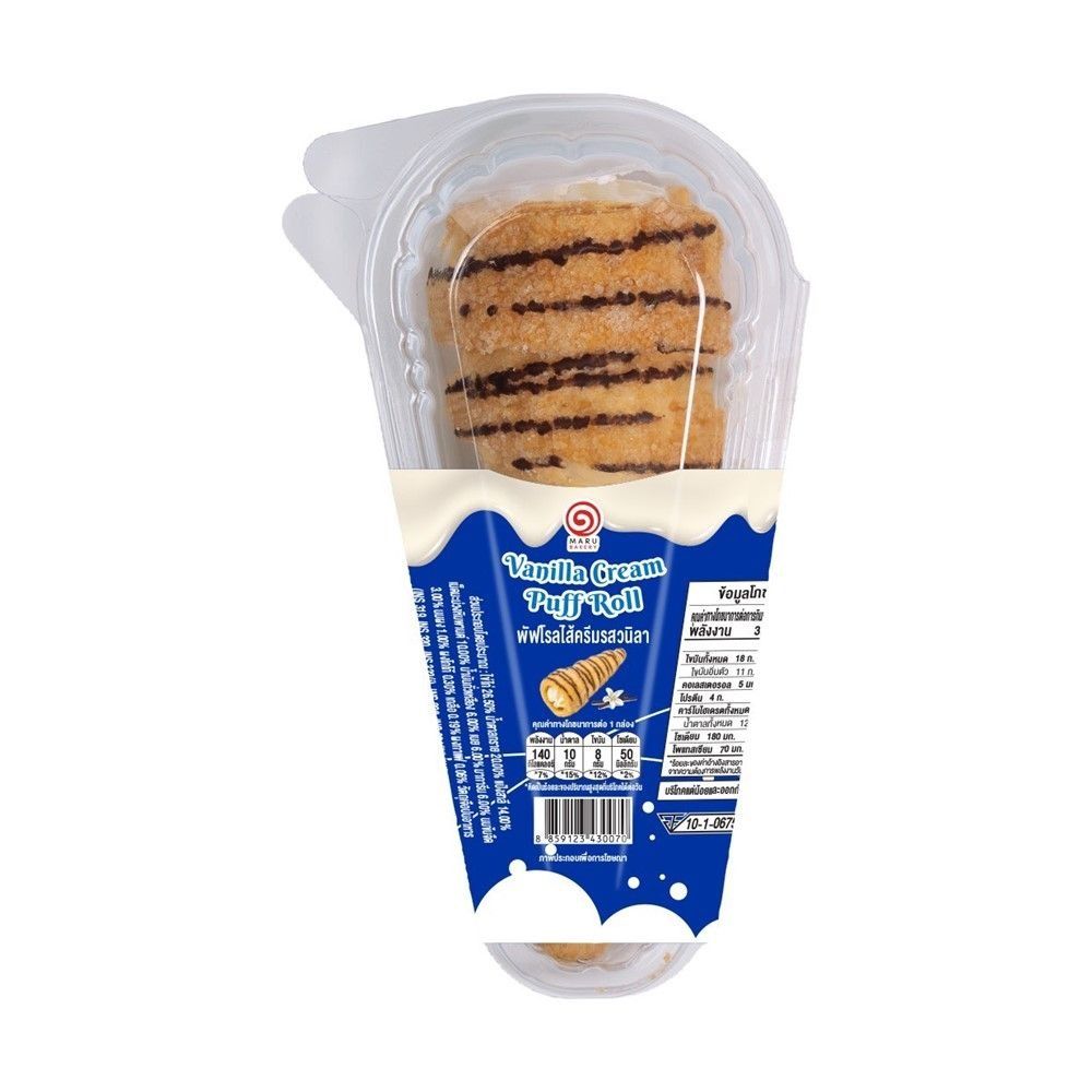 MARU PUFF ROLL VANILLA CREAM 40 G