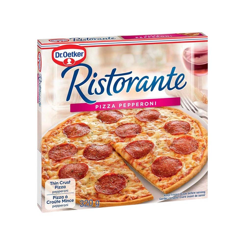 DR.OETKER FROZEN RISTORANTE PEPPERONI SALAME PIZZA 320 G