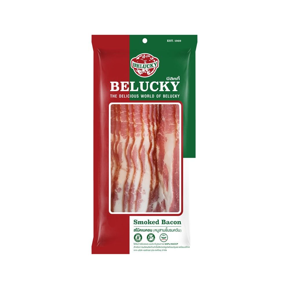 BELUCKY SMOKED BACON SLICED 400 G
