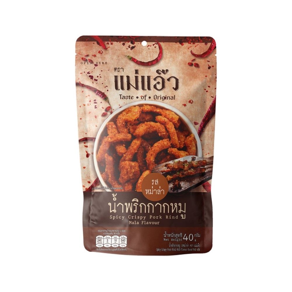 MAEAEW PORK RIND MALA FLAVOR 40 G