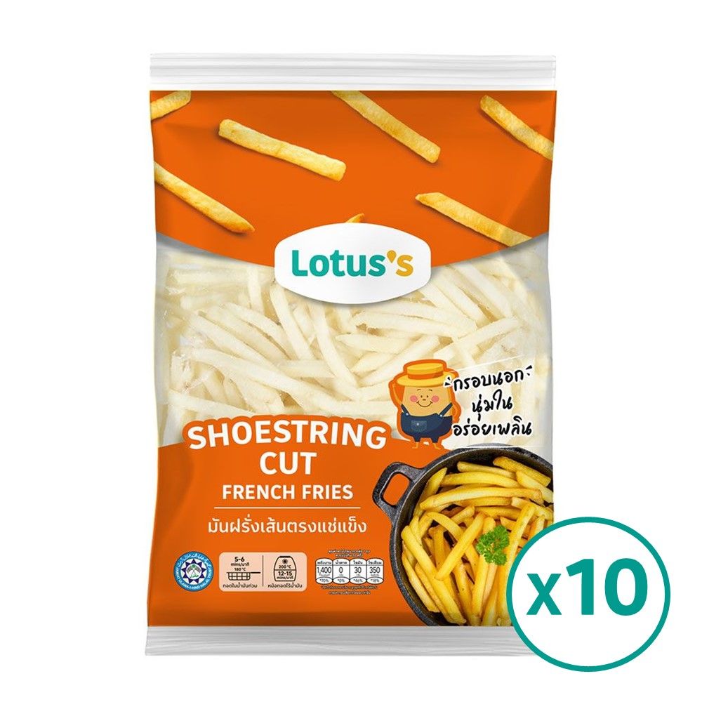 LOTUSS FROZEN SHOESTRING FRIES 7 MM 1000 G PACK 10