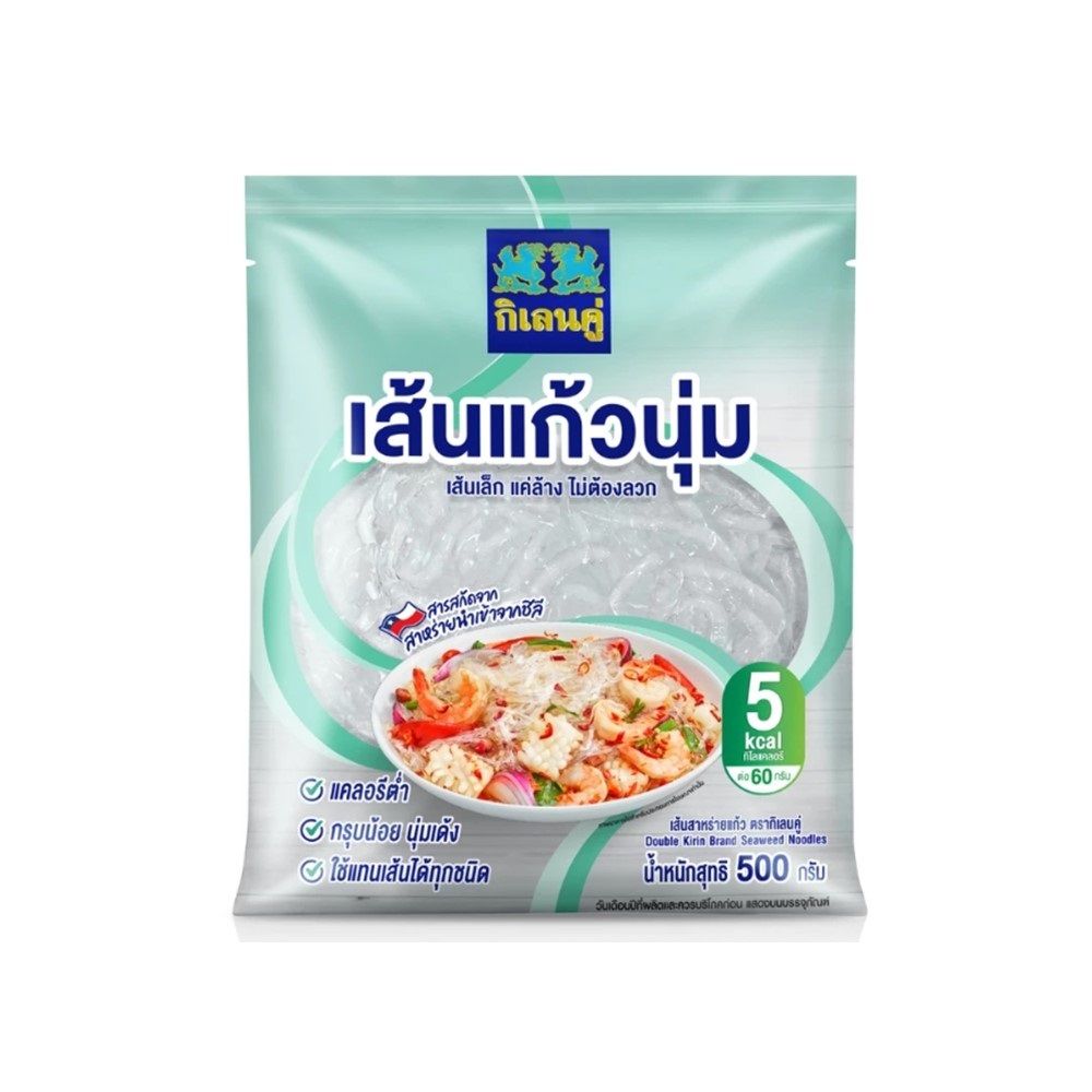 DOUBLE KIRIN SEAWEED NOODLES 500 G