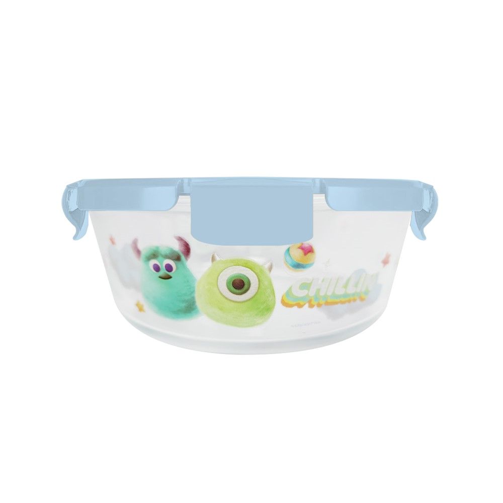 กล่องอาหารแก้ว แบบกลม FLUFFY 980 มล. (คละแบบ)