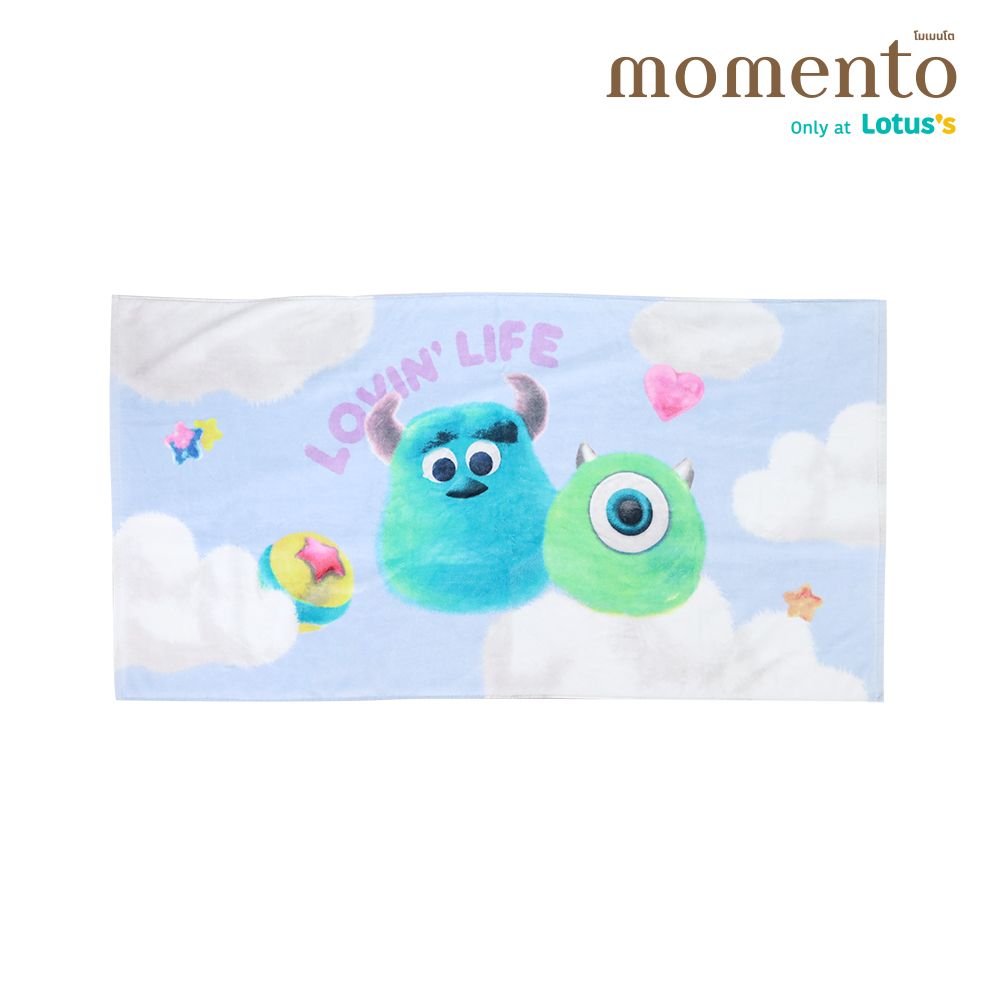 โมเมนโต ผ้าขนหนู คอตตอน พิกซาร์ 27X54 นิ้ว(คละแบบ)