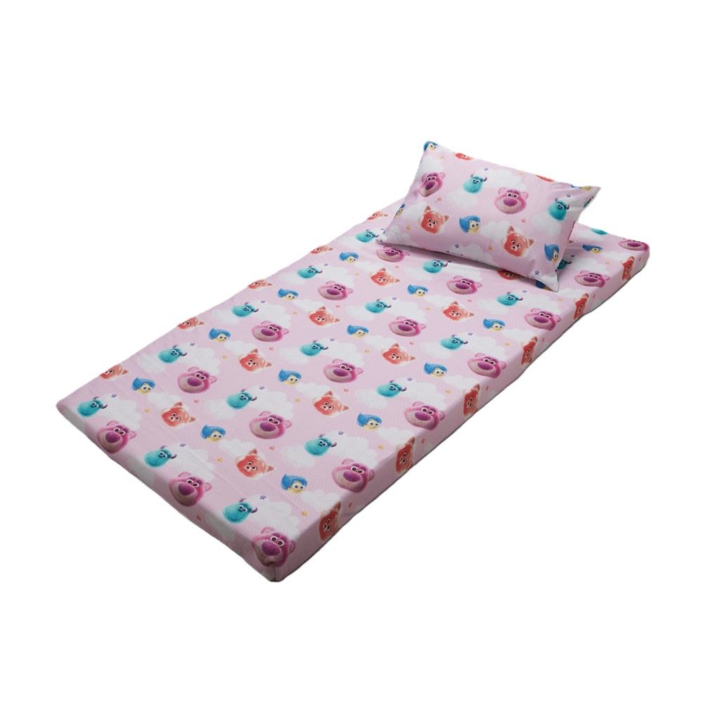 MOMENTO ที่นอนปิกนิก3X6.5ฟุต + หมอนลายล็อตโซ่