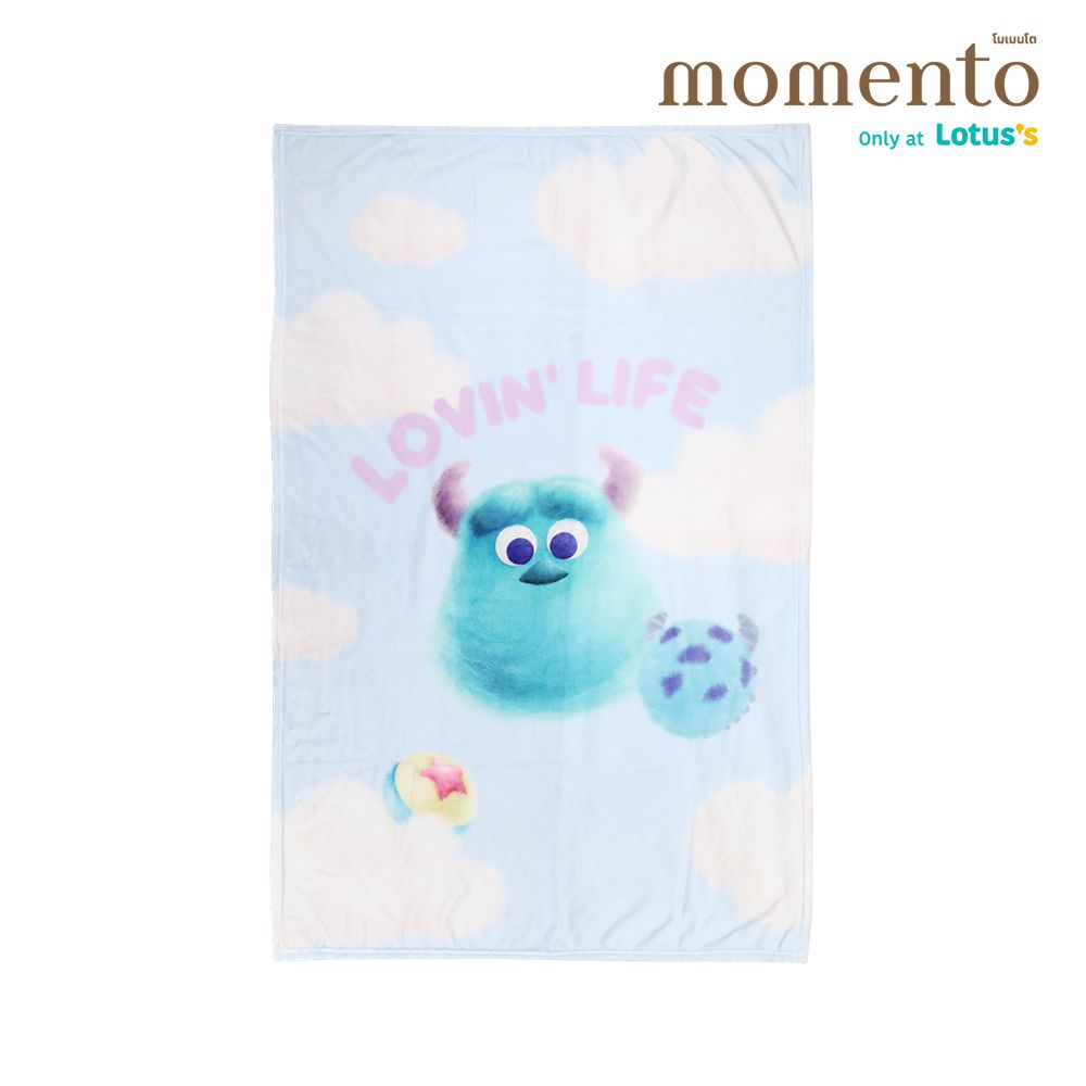 MOMENTO หมอนอิงกลมซัลลี่+ผ้าแฟลนเนล 40X60 นิ้ว