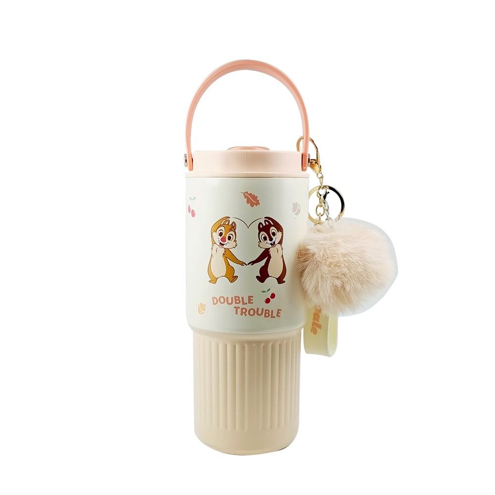 แก้วน้ำสเตนเลส FLUFFY 680 มล. (คละลาย)