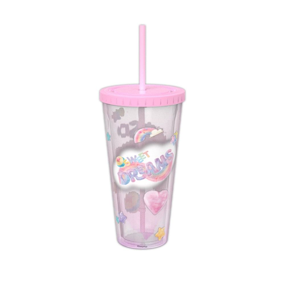 แก้วน้ำ 2 ชั้น ฟัฟฟี่ (คละแบบ)