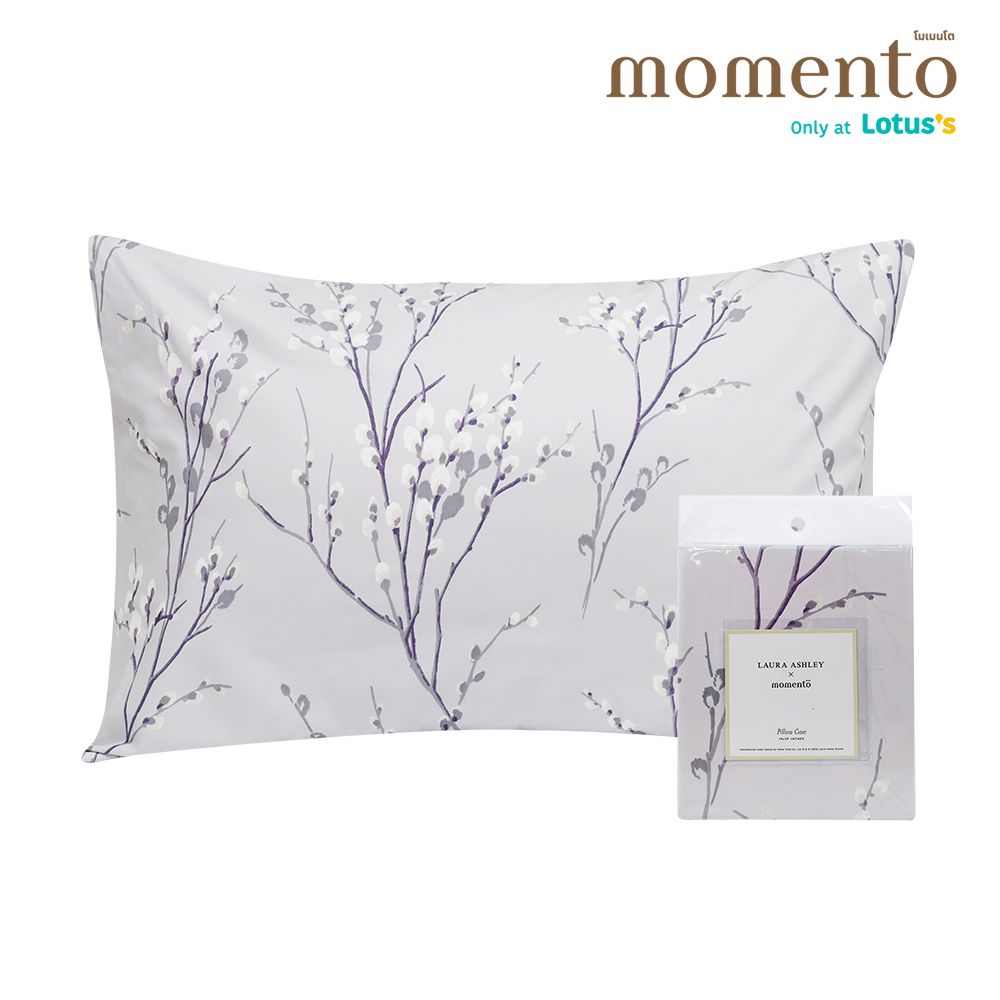 MOMENTO PILLOW CASE LAURA ASHLEY GREY