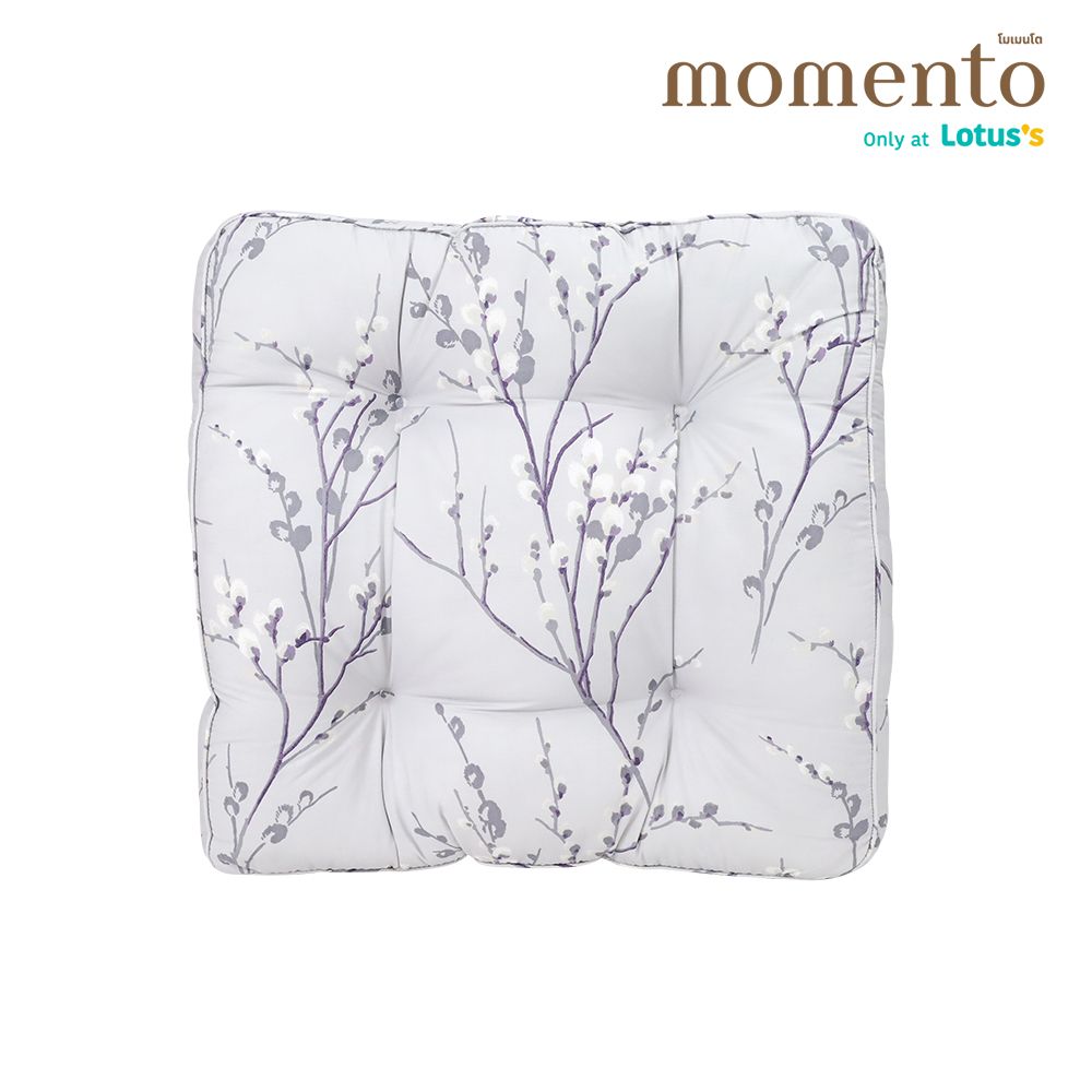 MOMENTO เบาะรองนั่ง ลอร่า แอชลีย์ เทา 22X22 นิ้ว