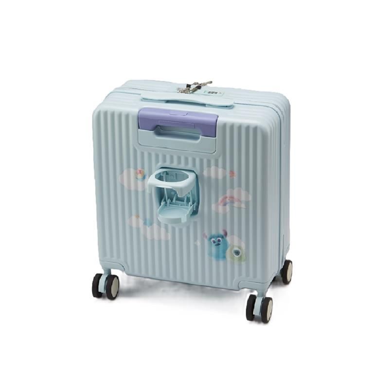 MOMENTO กระเป๋าเดินทาง FLUFFY ฟ้า 18 นิ้ว