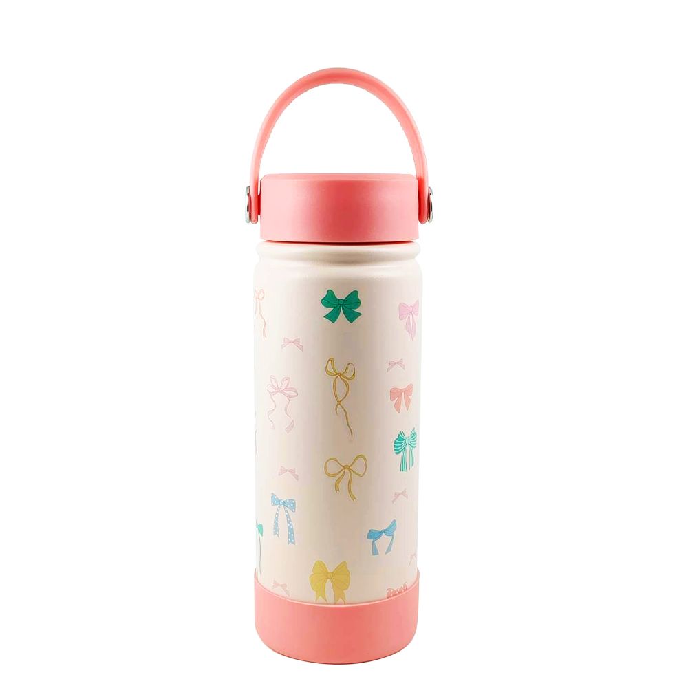 กระบอกน้ำสเตนเลสพร้อมซิลิโคนรองก้น 500 มล. (คละแบบ)