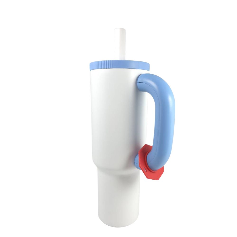 แก้วน้ำสเตนเลสมีหูจับ 1200 มล. (คละสี)