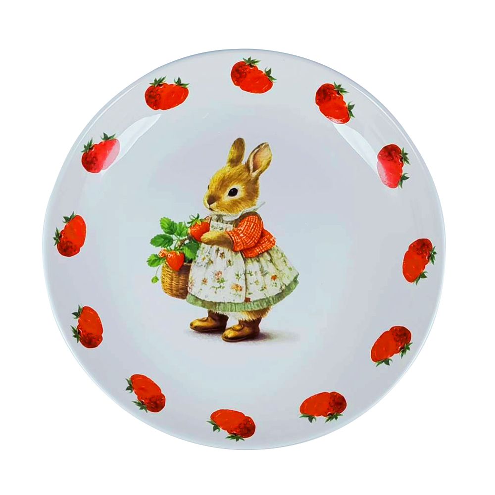 เซตจานชามเซรามิก 6 ชิ้นพร้อมตะเกียบ 4 คู่ (คละแบบ)