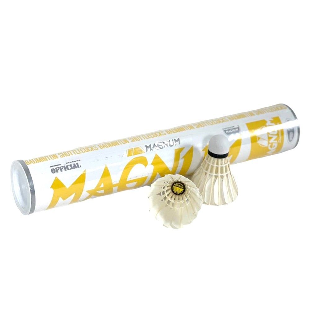 MAGNUM SHUTTLECOCK YELLOW 1X12