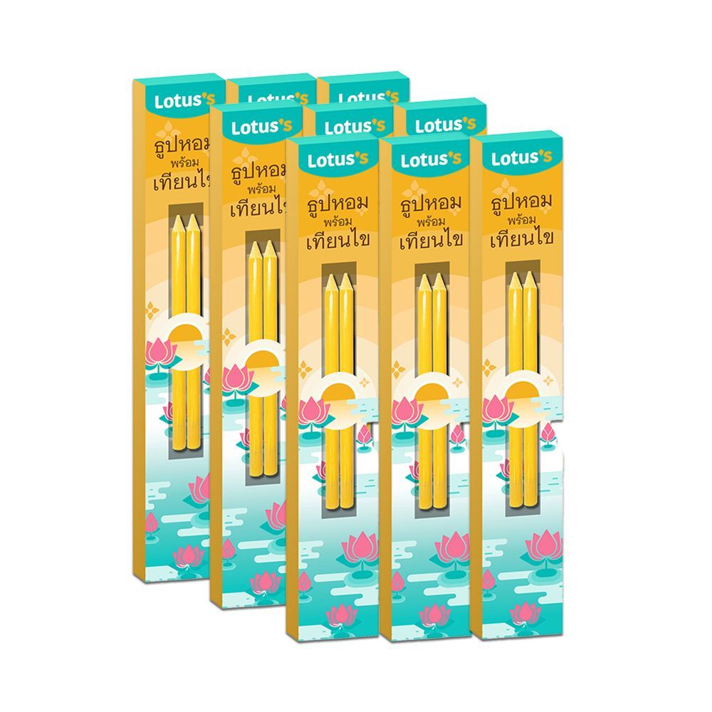 LOTUSS INCENSE STICK CANDLE PACK 9