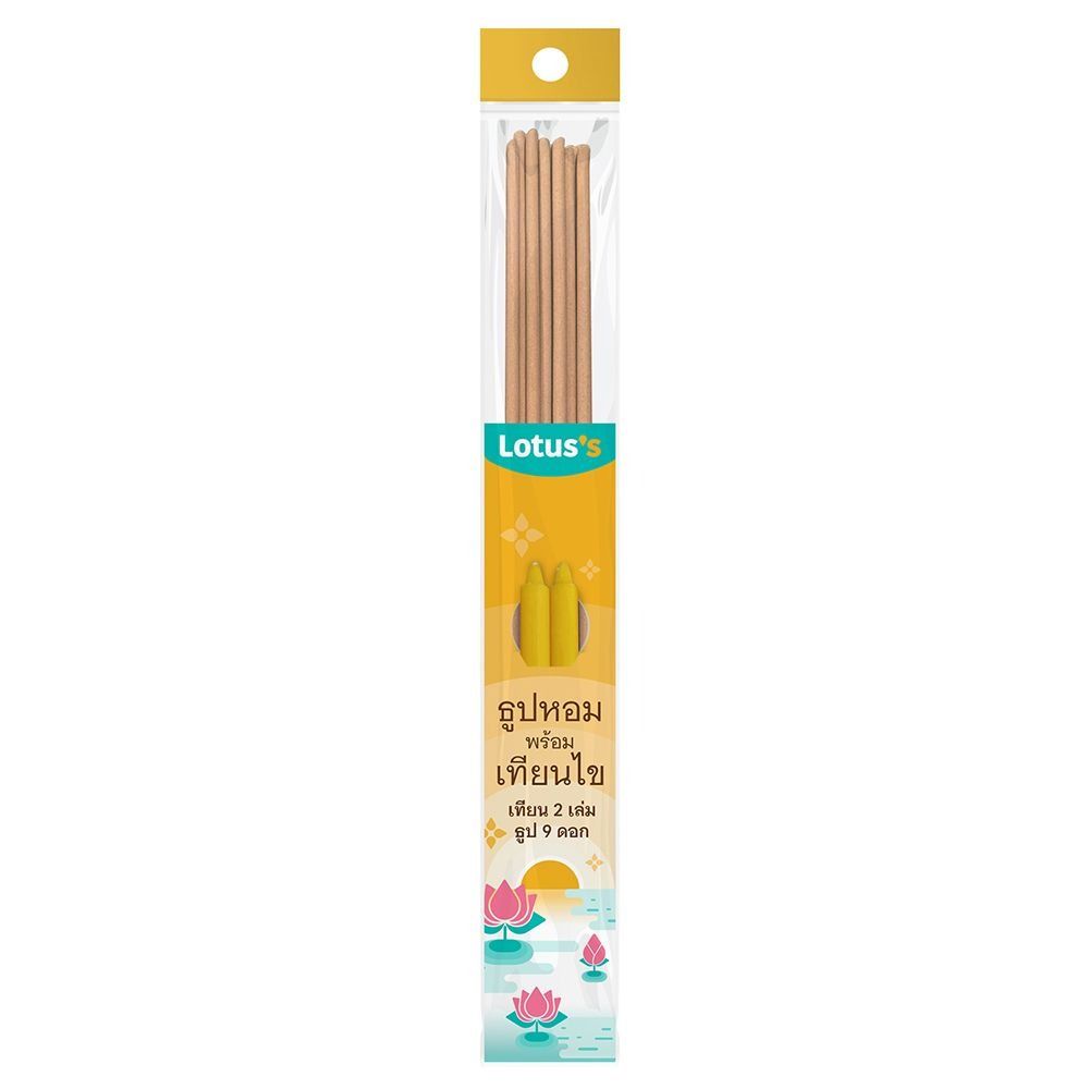 LOTUSS INCENSE STICKS WITH CANDLES