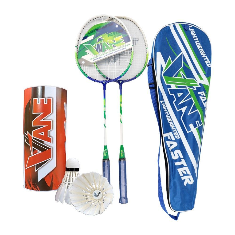 BADMINTON RCCKET STL WITH 3 BALL