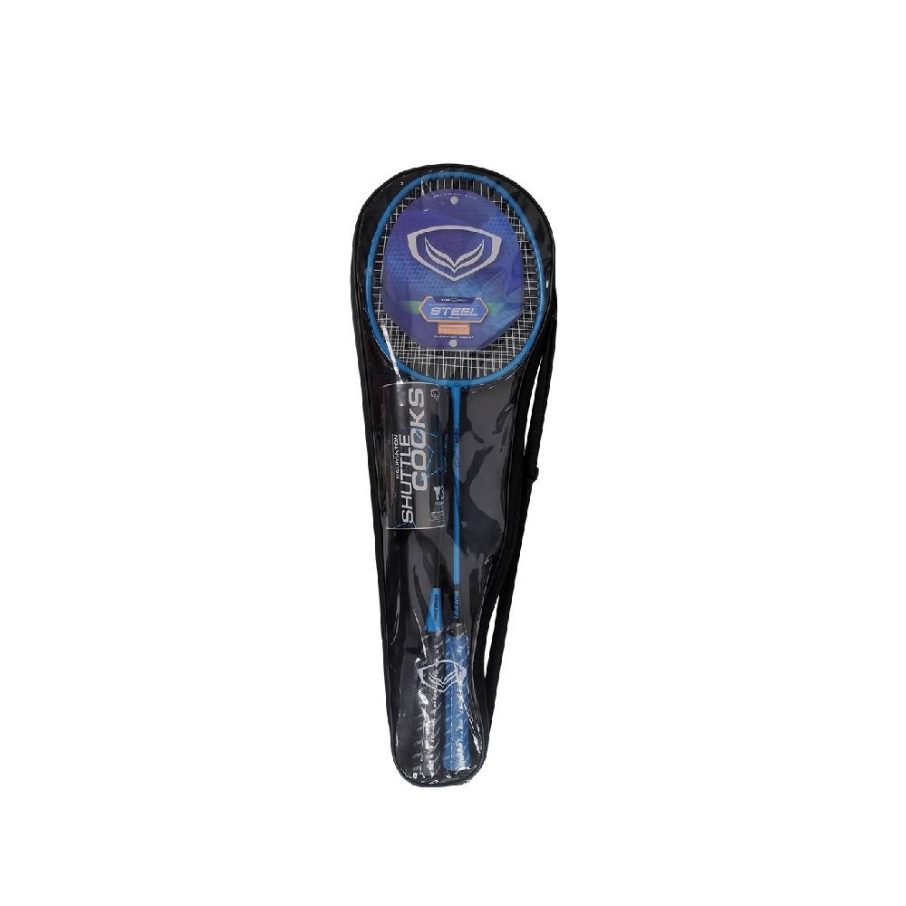 GRANDSPORT BADMINTON TWIN NO JOINT NOVAX + 3 SHUTTLECOCKS