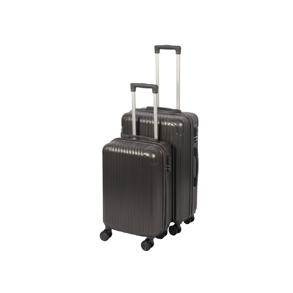 MOMENTO LUGGAGE SET 20+24 IN DARK GREY
