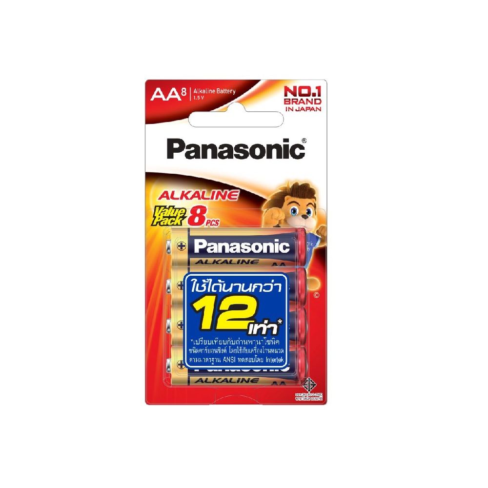 PANASONIC ALKALINE AA LR6T/8B