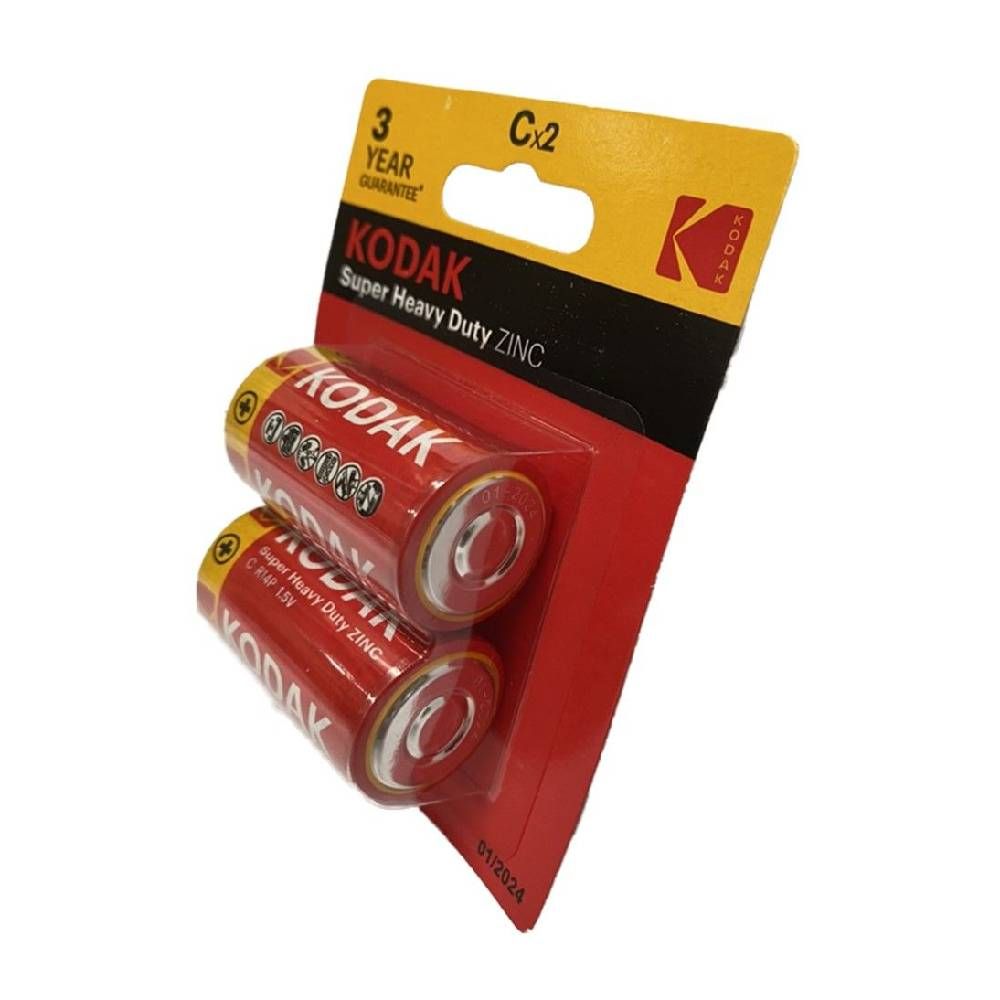 KODAK ถ่านไฟฉาย ZINC C HEAVY DUTY แพค 2