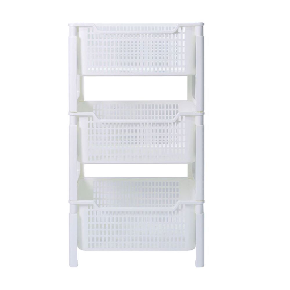 LOTUSS SHELF SNOWY WHITE L 3 TIER