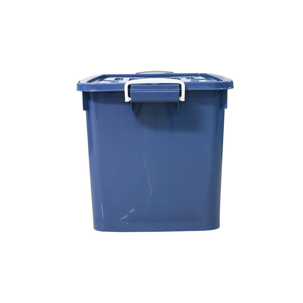 โลตัสกล่องล้อเลื่อนสีเทา 140 ลิตร ขนาด 51X81X44 ซม.