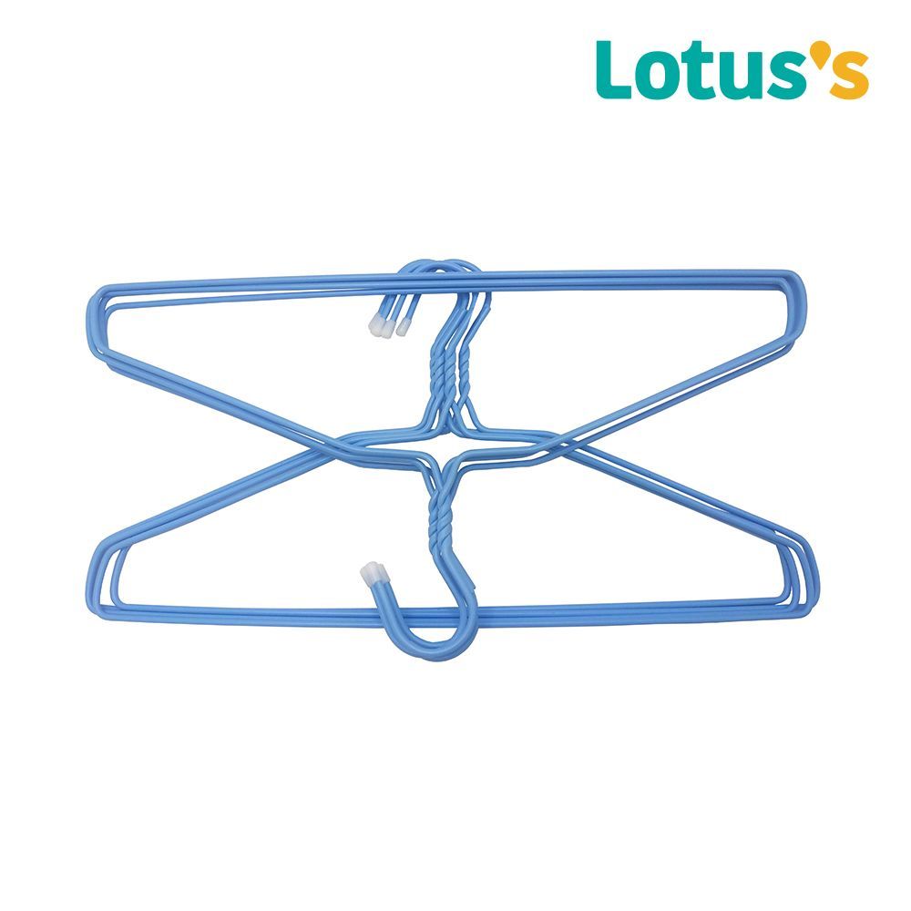 LOTUSS WIRE CLOTES HANGER 1.8 MM. X8 (ASSORTED)