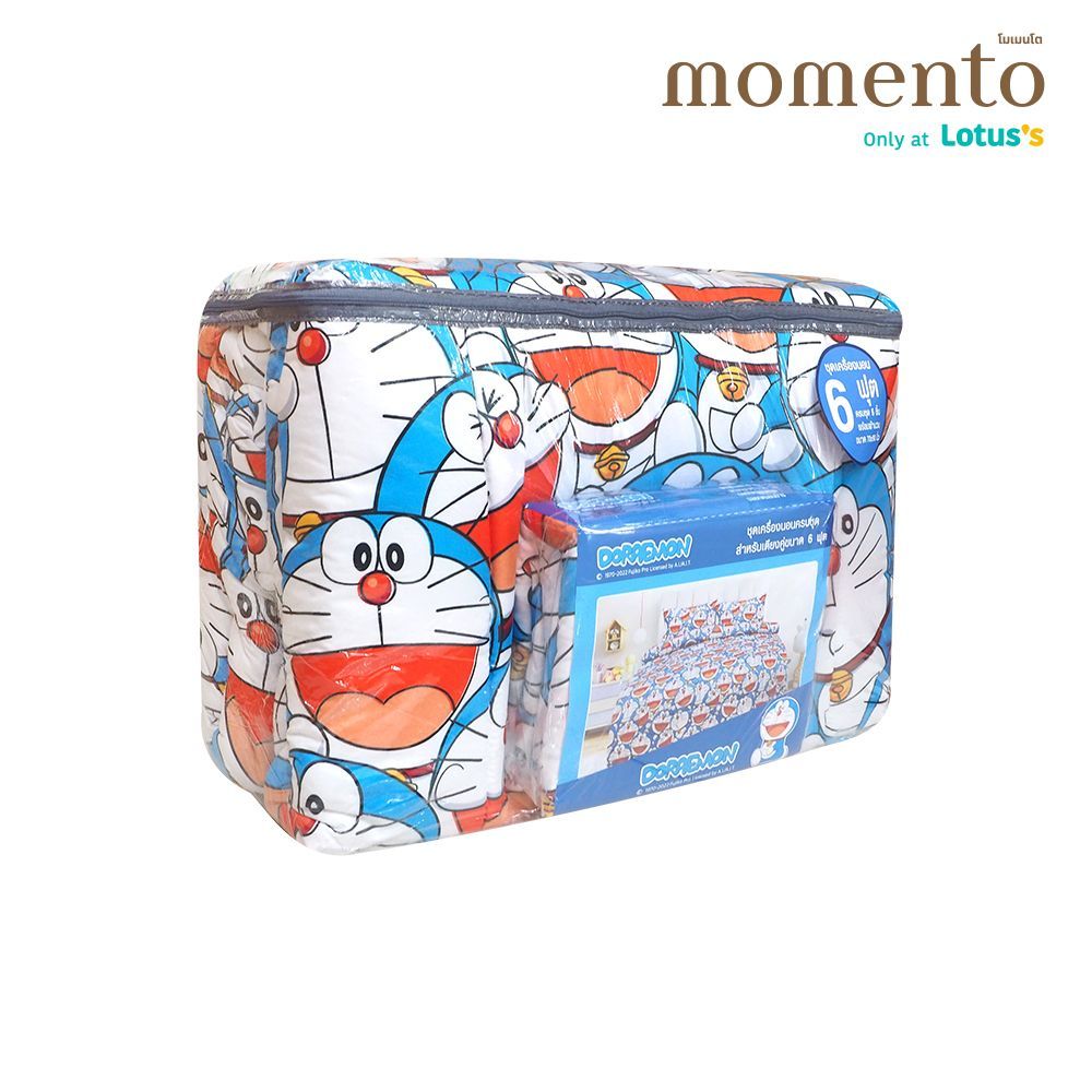 โมเมนโตผ้าปูDORAEMON 6ฟุต+นวม70X90นิ้ว