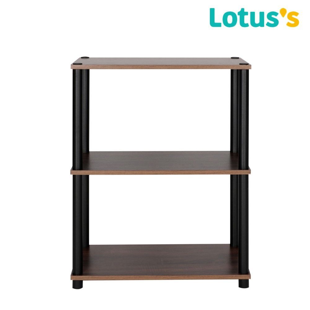 LOTUSS SHELF 3 LEVEL BROWN 60X30X76 CM.
