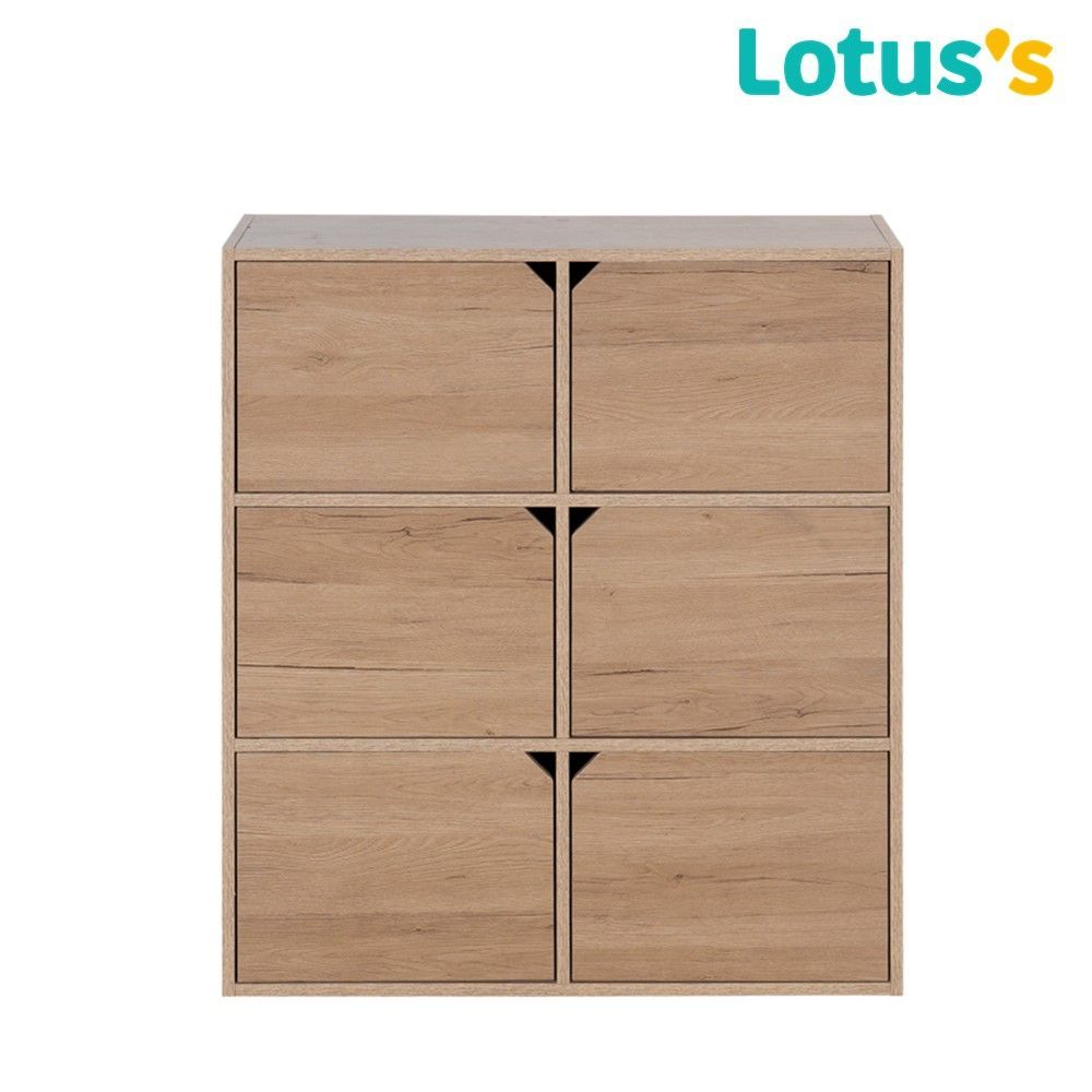LOTUSS MULTIPURPOSE SHELF 6DOOR80X30X90