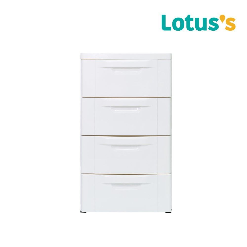 LOTUSS HOME CABINET WHITE 4 LAYER#1600