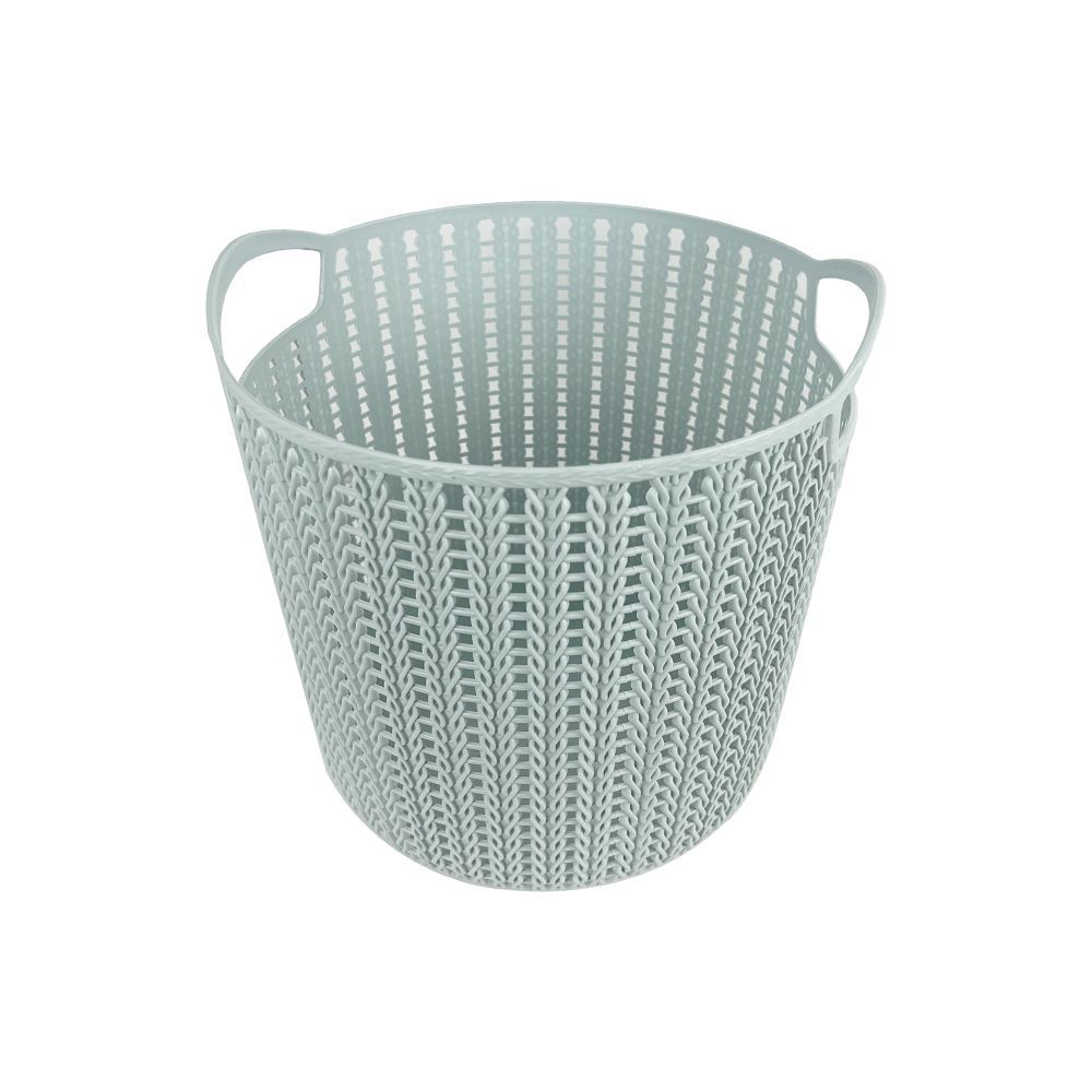 SMALL ROUND BASKET PASTELGREEN 8L K-004G