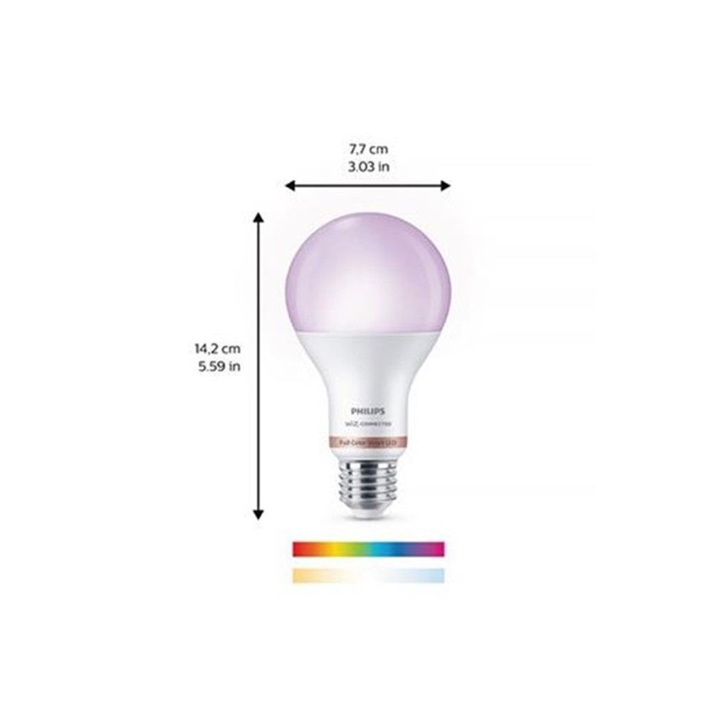 PHILIPS หลอด WIZ 100W A67 E27 หลอดสี