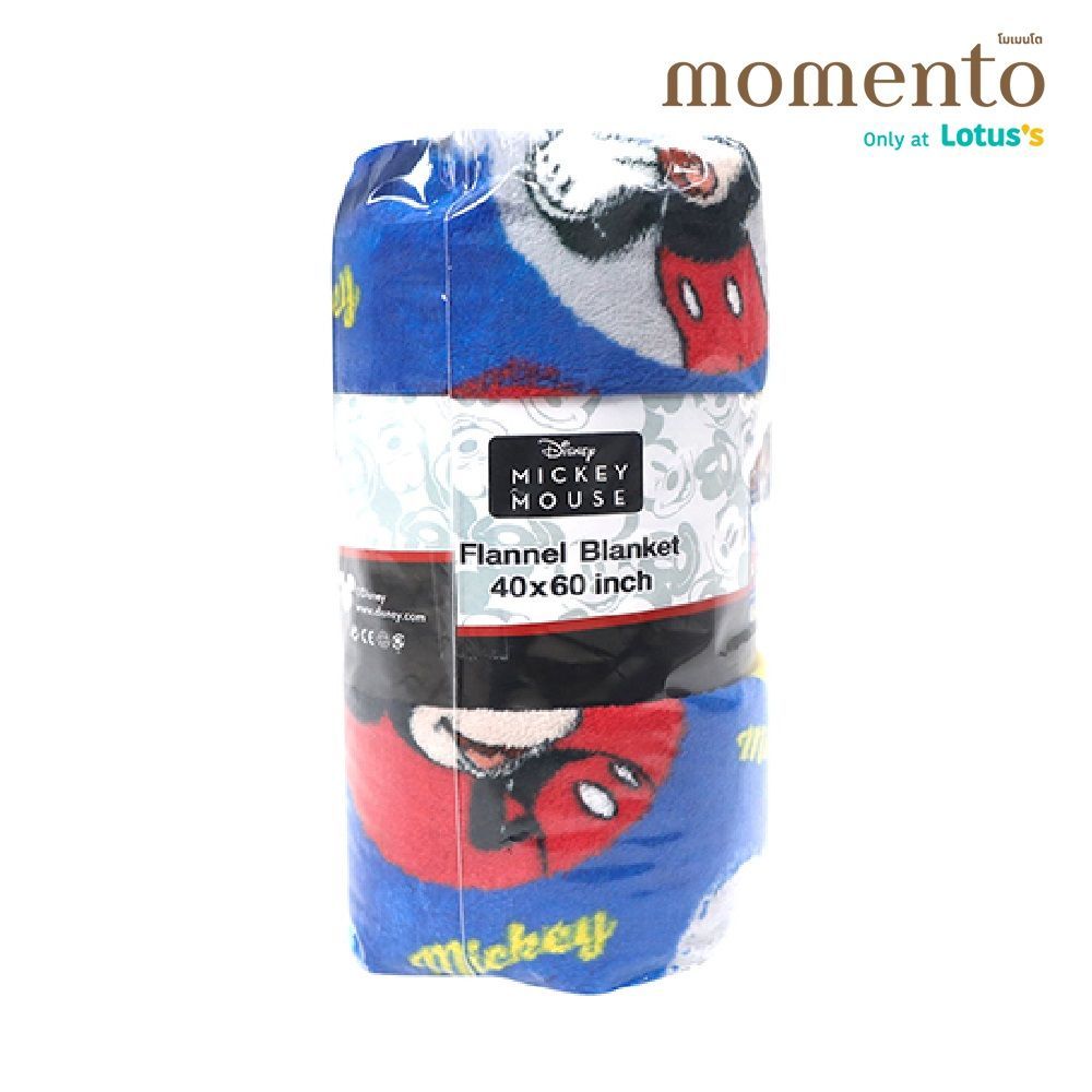 MOMENTO FLANNEL BLANKET MICKEY2 40X60 INCH