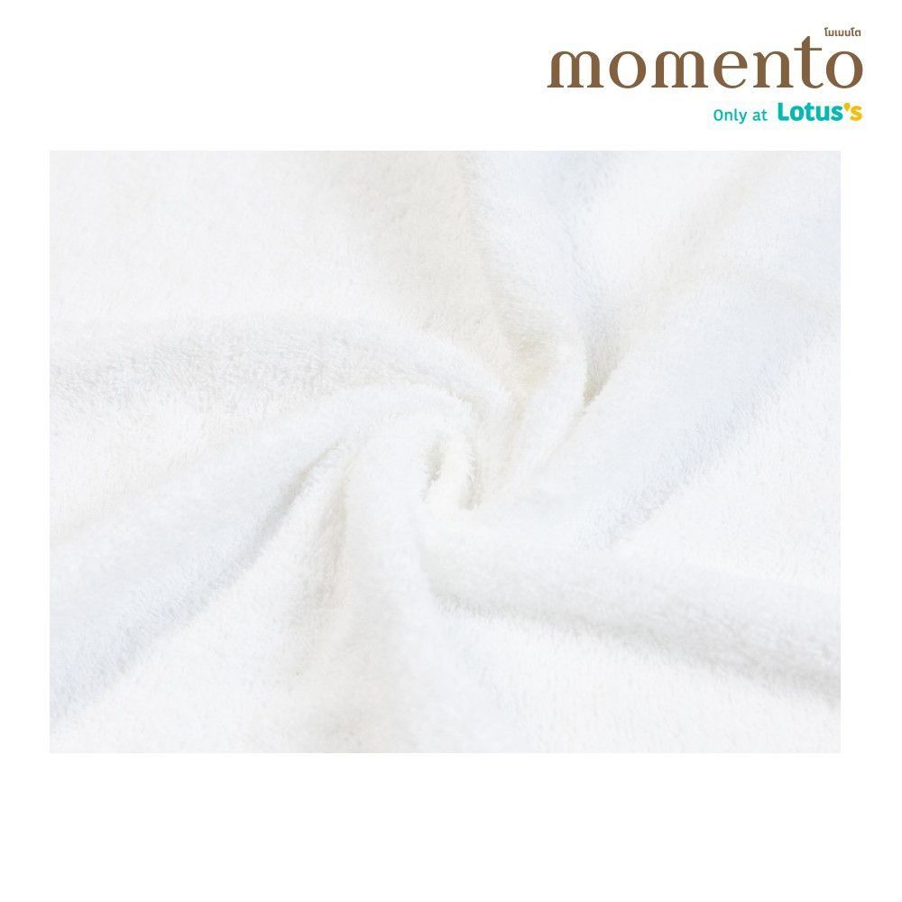 MOMENTO BATH TOWEL SOFT WHITE 30X60IN