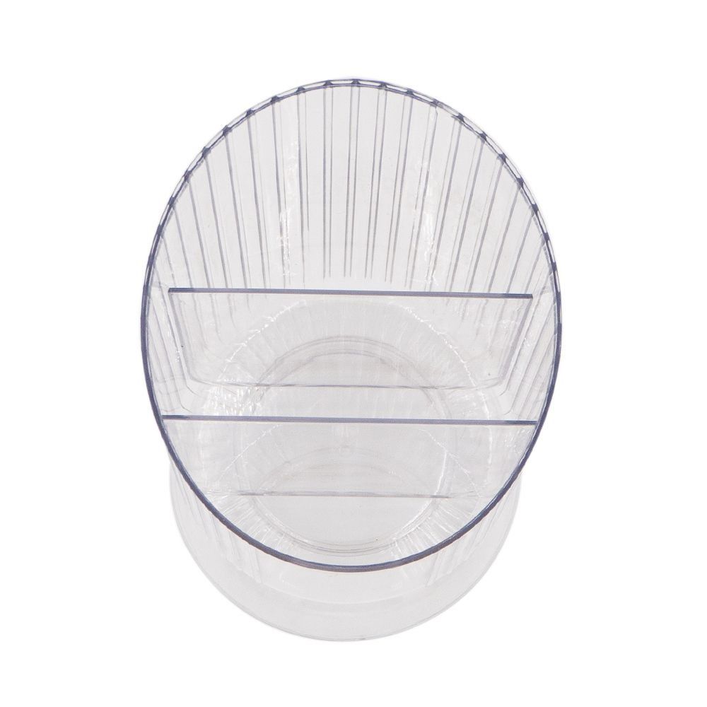 ที่วางของสีใส 3ช่อง