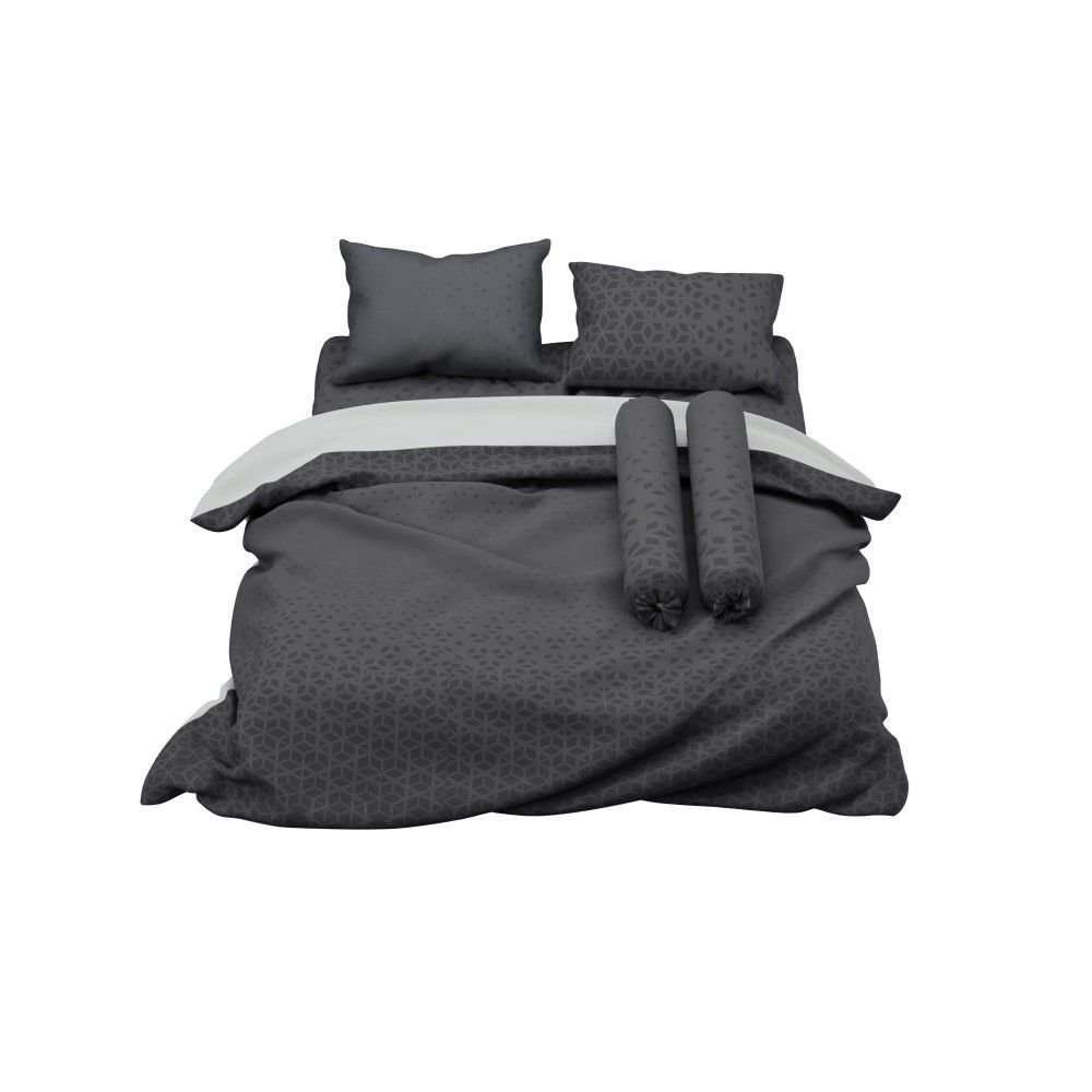SATINPLUS BED IN A BAG DARKGRAY 6FT+BLANKET90X100 INCH LK043