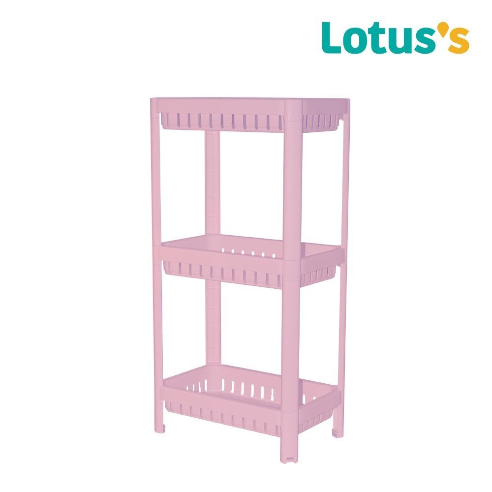 LOTUSS STORAGE SHELF 3 TIERS PINK #182/3