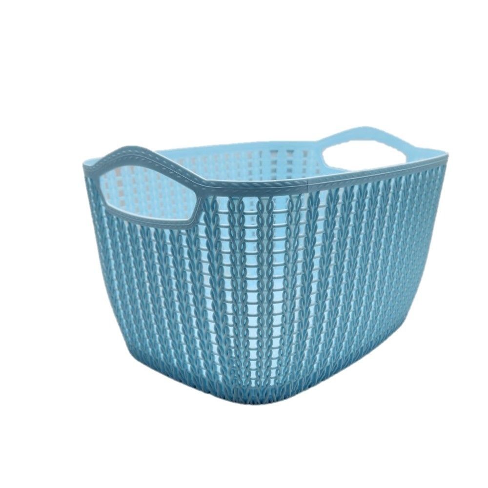 SMALL OVAL BASKET PASTEL BLUE 18L K-001C