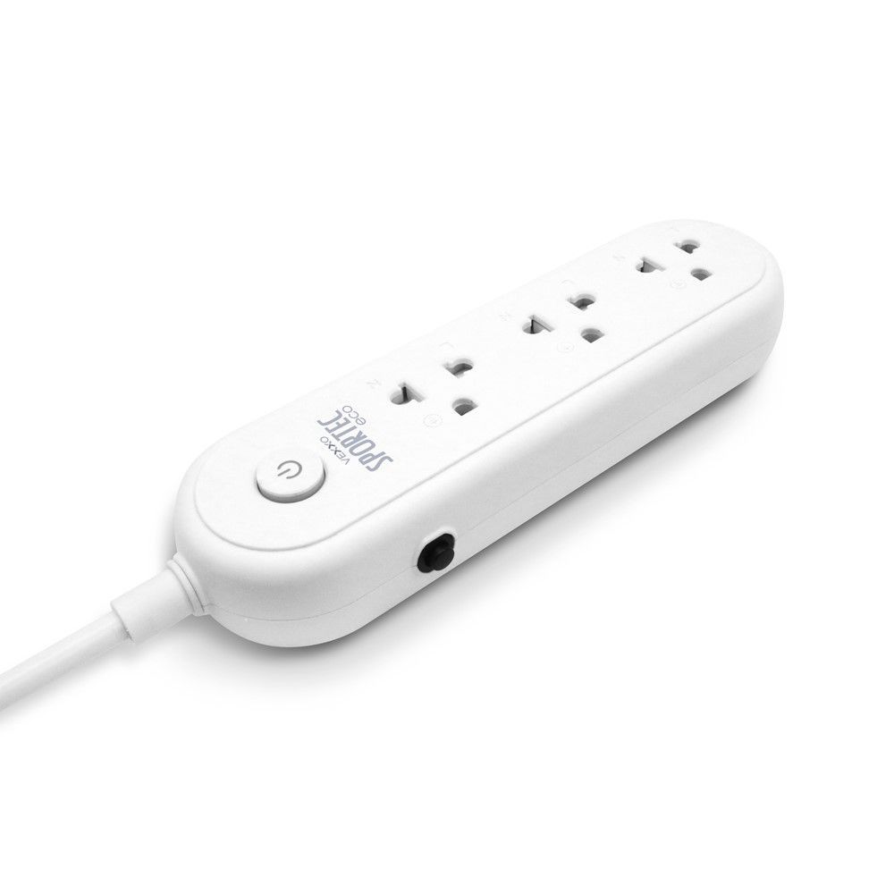 VEXXO PLUG 3OUTLET 1SWITCH SP ECO 3M