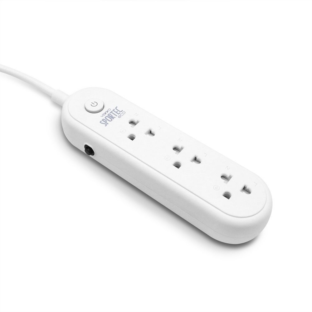 VEXXO PLUG 3OUTLET 1SWITCH SP ECO 3M