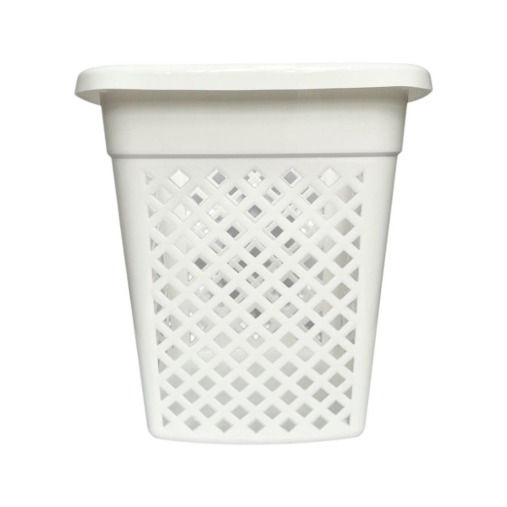 LOTUSS BASKET SQUARE WHITE SIZE S