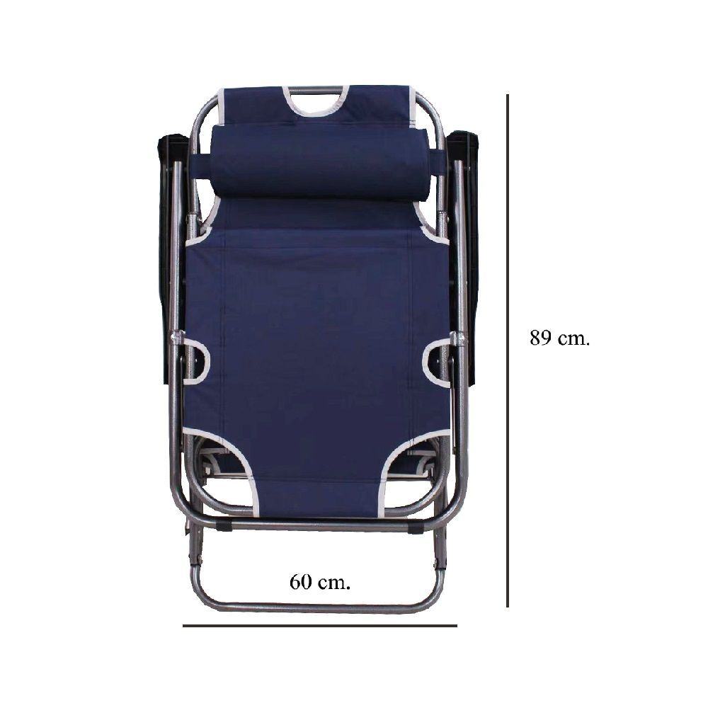 เก้าอี้ ปรับนอน พับได้ 153X60X80 ซม.