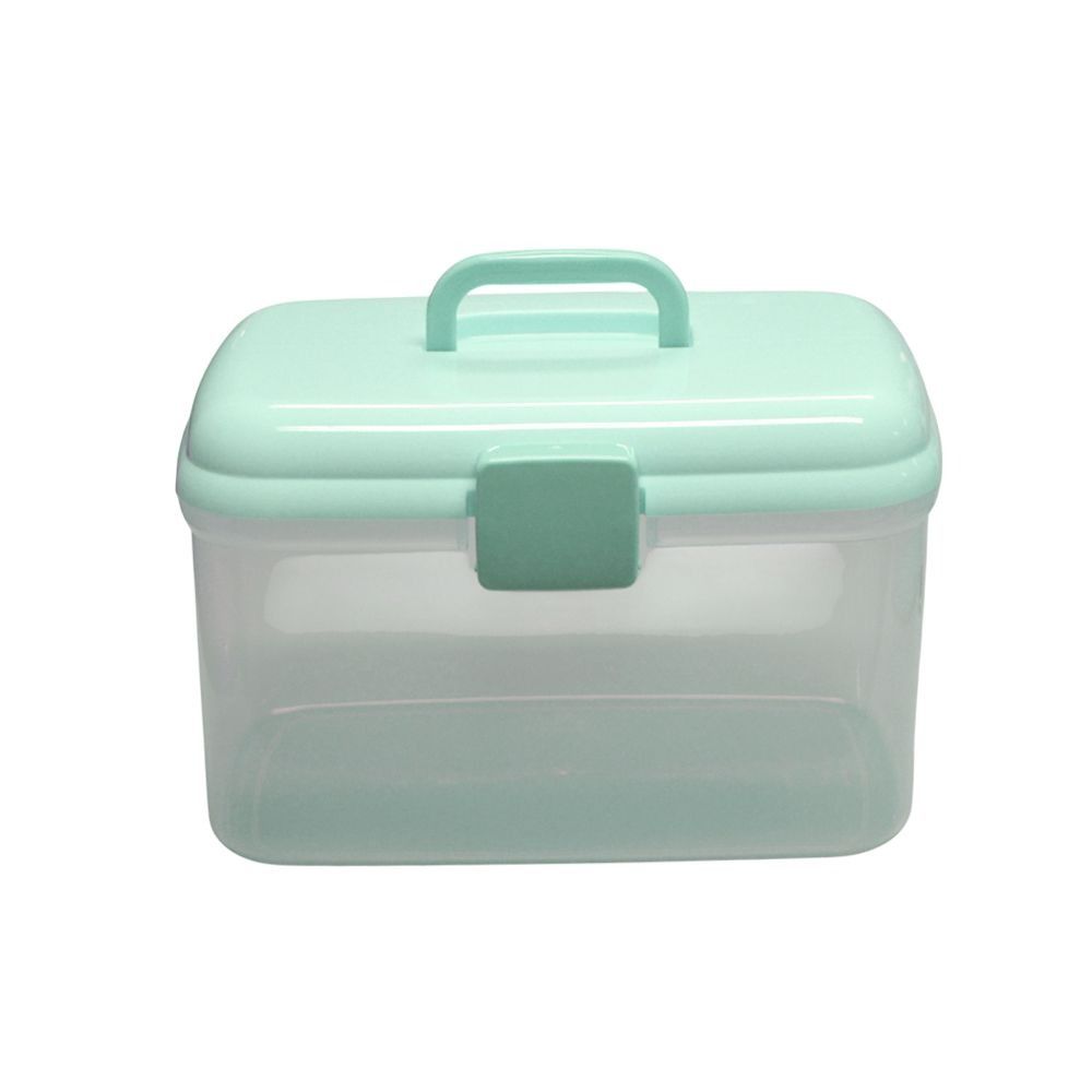 LOCK HANDLE BOX GREEN 8.5 L.
