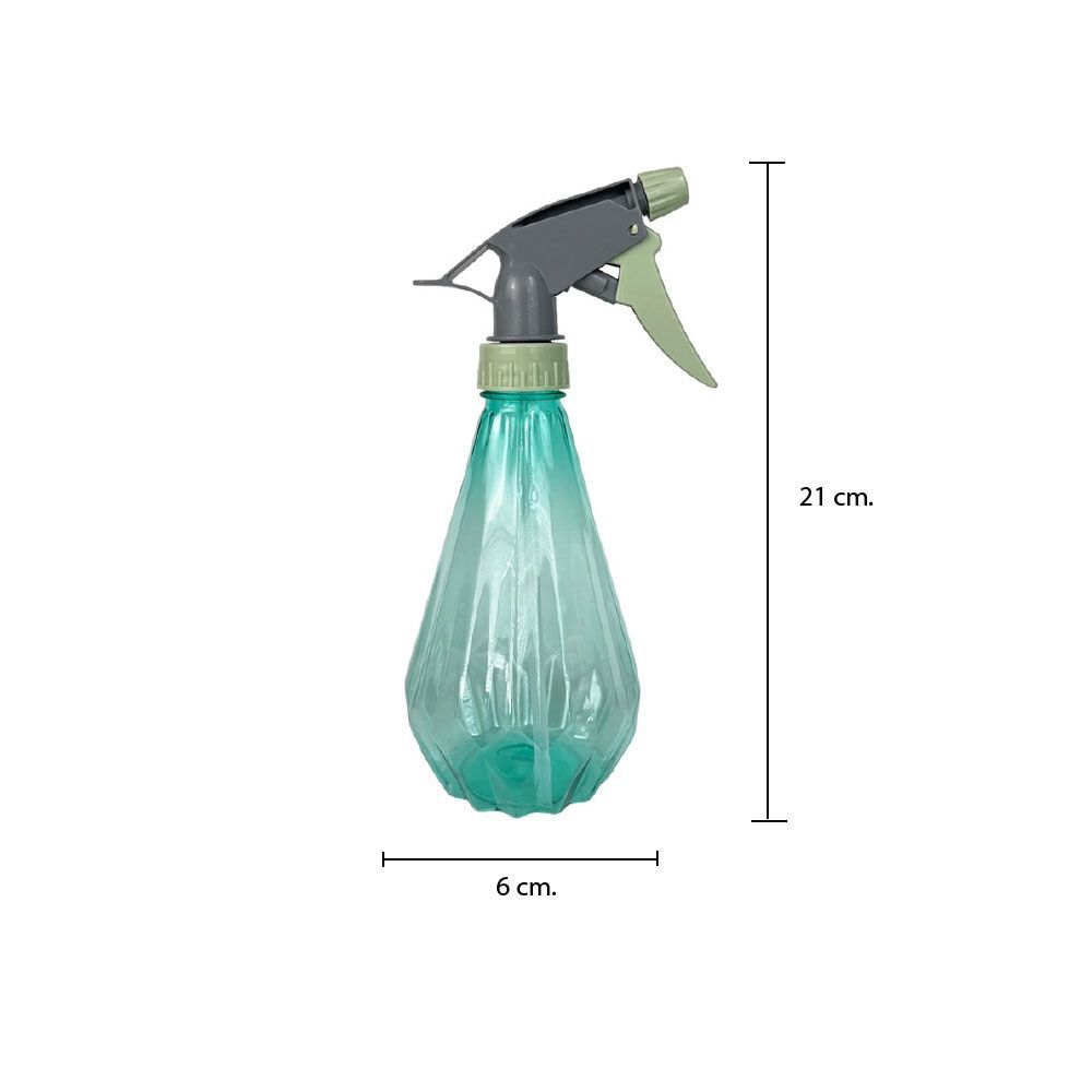 WATER SPRAY BOTTLE DIAMOND SHAPE 400ML. (ASSORTED)