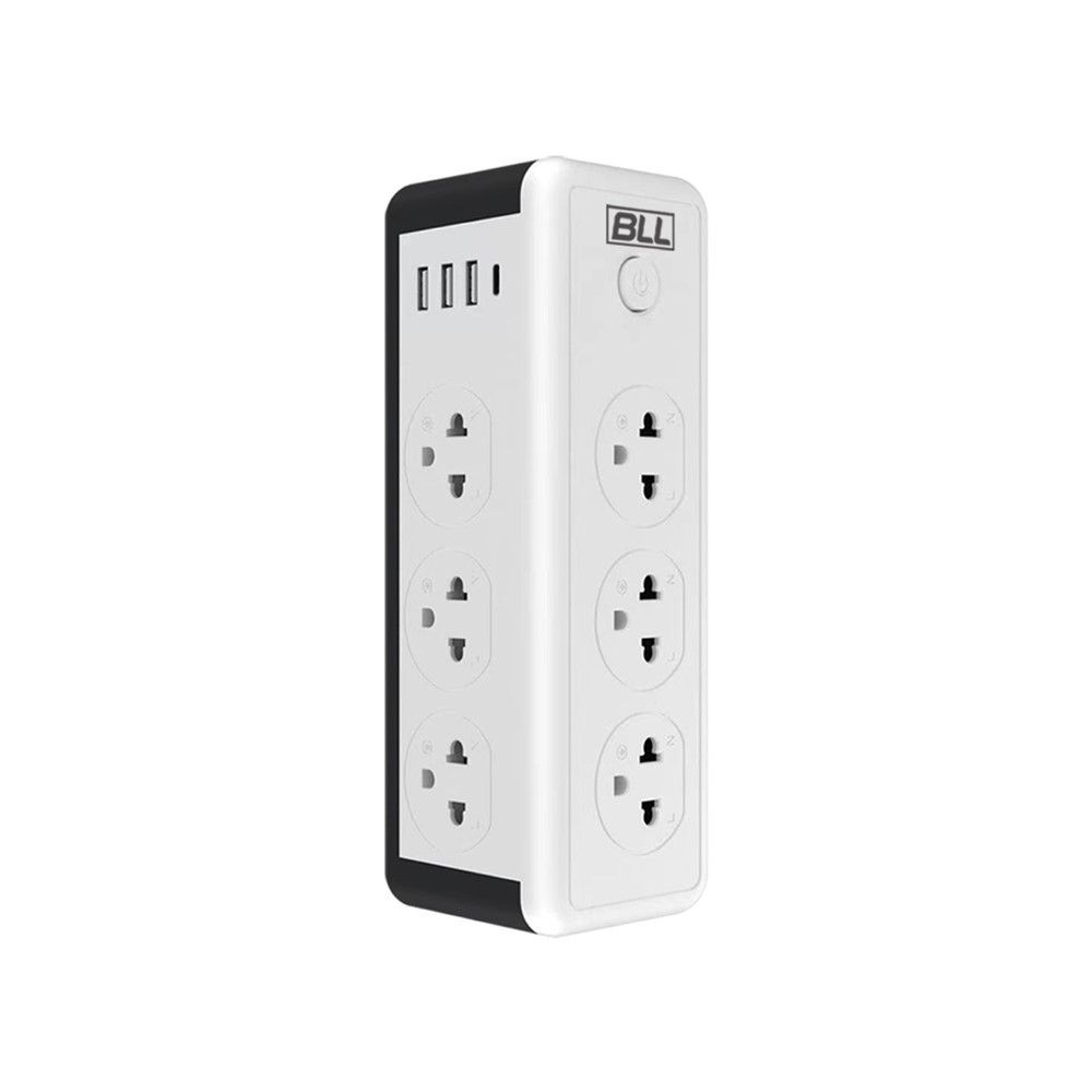 BLL 1 SWITCH 6 SOCKET 3 USB 1 TYPE C B33