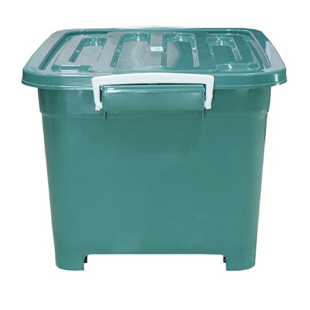 โลตัสกล่องล้อเลื่อนสีเขียว 100 ลิตร